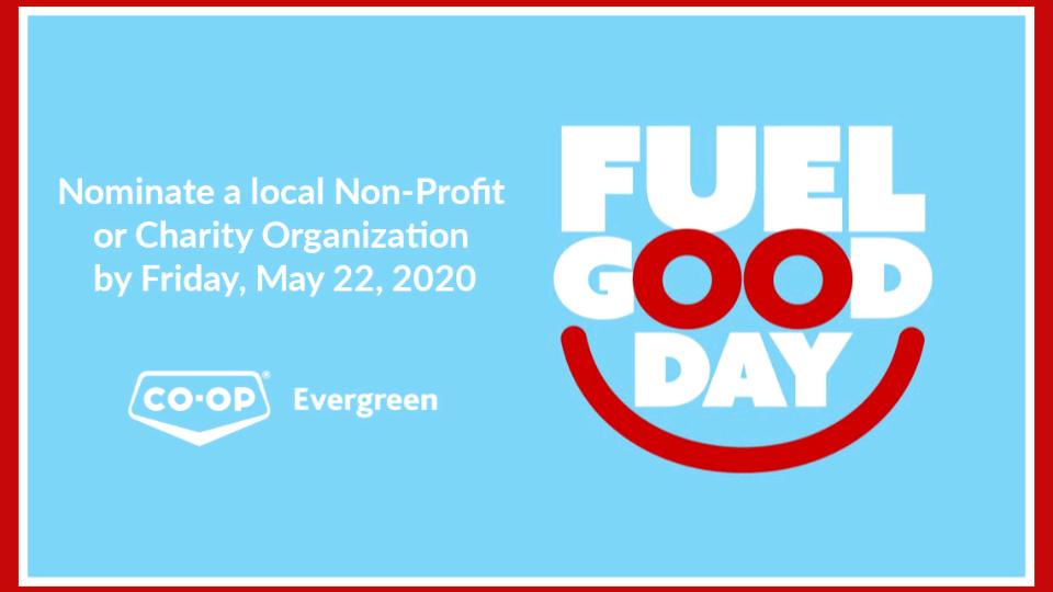 Be Our Fuel Good Day 2020 Recipient! Evergreen Coop