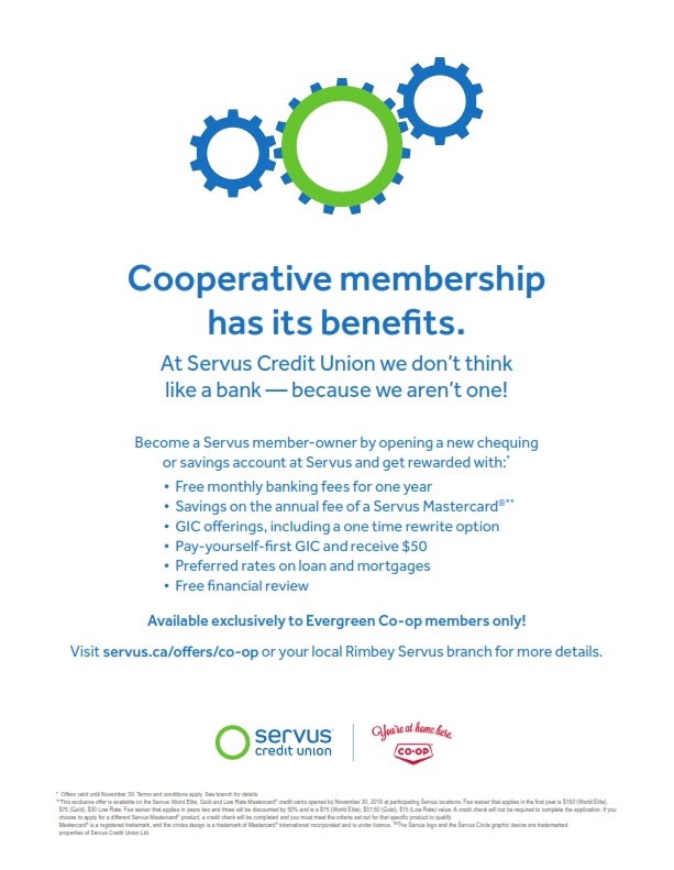 Co Op And Credit Union Partnership Evergreen Co Op